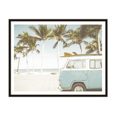 Printhouse Collective Vintage Surf Framed Printed Wall Art