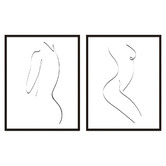Printhouse Collective Cali Girls Framed Printed Wall Art Diptych