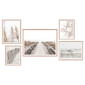 Printhouse Collective 5 Piece Sultry Elements Gallery Wall Art Set