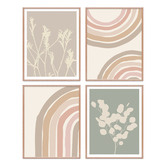Printhouse Collective Over the Rainbow Framed Printed Quadriptych