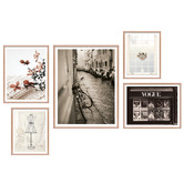 Printhouse Collective 5 Piece Paris Femme Gallery Wall Art Set