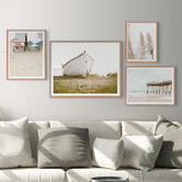 Printhouse Collective Winter in the Hamptons Gallery Wall Art Quadriptych
