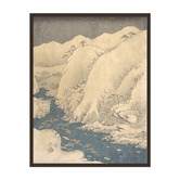 Printhouse Collective Japanese Mountain TL Framed Printed Wall Art
