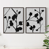 Printhouse Collective Bold Textures I Framed Printed Wall Art Diptych