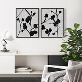 Printhouse Collective Bold Textures I Framed Printed Wall Art Diptych