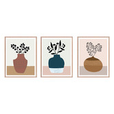 Printhouse Collective Decorative Vases Framed Printed Wall Art Triptych