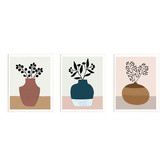 Printhouse Collective Decorative Vases Framed Printed Wall Art Triptych