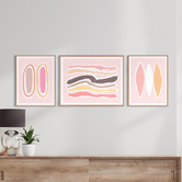 Printhouse Collective 3 Piece Candy Framed Printed Wall Art Set