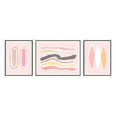Printhouse Collective 3 Piece Candy Framed Printed Wall Art Set