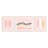 Printhouse Collective 3 Piece Candy Framed Printed Wall Art Set