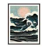 Printhouse Collective Influential Wave II Framed Paper Print Wall Art