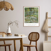 Printhouse Collective Monet Bridge Framed Paper Print Wall Art