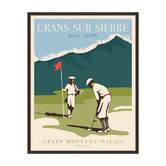 Printhouse Collective Golf Poster I Framed Paper Print Wall Art
