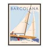Printhouse Collective Sailing Poster I Framed Paper Print Wall Art
