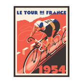 Printhouse Collective Cycling Poster II Framed Paper Print Wall Art