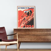 Printhouse Collective Cycling Poster II Framed Paper Print Wall Art