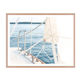 Printhouse Collective Sailing III Framed Paper Print Wall Art