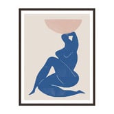 Printhouse Collective Blue Femme Framed Paper Print Wall Art