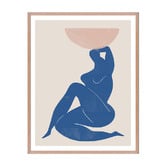 Printhouse Collective Blue Femme Framed Paper Print Wall Art