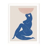 Printhouse Collective Blue Femme Framed Paper Print Wall Art