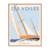 Printhouse Collective Sailing Poster II Framed Paper Print Wall Art