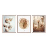 Printhouse Collective 3 Piece Whispering Petals Wall Art Set
