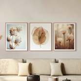 Printhouse Collective 3 Piece Whispering Petals Wall Art Set