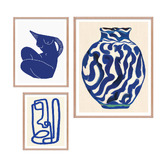 Printhouse Collective 3 Piece Mediterranean Flow Wall Art Set