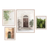 Printhouse Collective 4 Piece Stone and Sage Wall Art Set