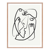 Printhouse Collective 2 Piece Minimal Reflection Wall Art Set
