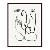 Printhouse Collective 3 Piece Face in Line Wall Art Set