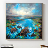 Printhouse Collective Azure Dream Canvas Wall Art