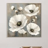 Printhouse Collective White Whispers Canvas Wall Art