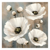 Printhouse Collective White Whispers Canvas Wall Art
