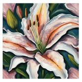 Printhouse Collective Summer Lily Canvas Wall Art