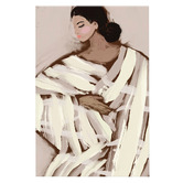 Printhouse Collective 3 Piece Ivory Muse Canvas Wall Art Set