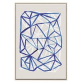 Printhouse Collective 3 Piece Geometric Echoes Canvas Wall Art Set