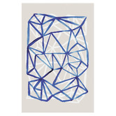 Printhouse Collective 3 Piece Geometric Echoes Canvas Wall Art Set