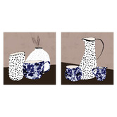 Printhouse Collective Speckled Stillness Canvas Wall Art Diptych