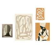 Printhouse Collective 4 Piece Terra Motion Canvas Wall Art Set