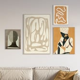 Printhouse Collective 4 Piece Terra Motion Canvas Wall Art Set
