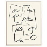 Printhouse Collective 3 Piece Earthen Gaze Canvas Wall Art Set