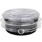 Time Treasure Home Black 9L Electric Food Steamer