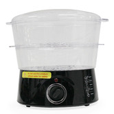 Time Treasure Home Black 5L Electric Food Steamer