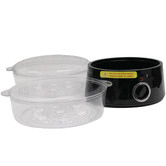Time Treasure Home Black 5L Electric Food Steamer