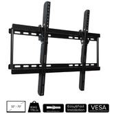 Time Treasure Home Black Double Arm Wall Mount TV Bracket
