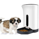Time Treasure Home 4.3L White Automatic Pet Feeder