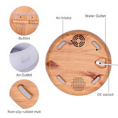Time Treasure Home 400ml Ultrasonic Air Humidifier with Bluetooth Speaker
