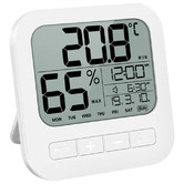 Time Treasure Home Digital Thermometer-Hygrometer Alarm Clock