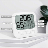 Time Treasure Home Digital Thermometer-Hygrometer Alarm Clock
